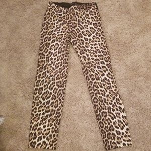 Zara leopard pants